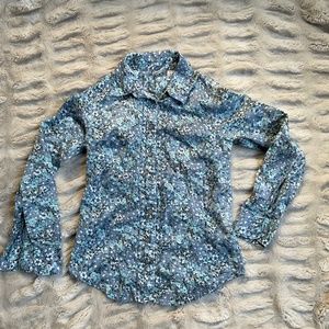 Girls’ Youth L.L. Bean Floral Oxford